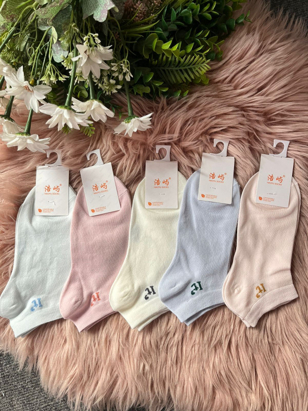 5 pairs Combo All-Day Comfort Ankle Socks For Women