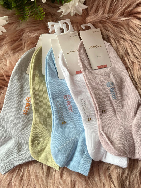 5 pairs Combo Enjoy Print Ankle Socks For Women