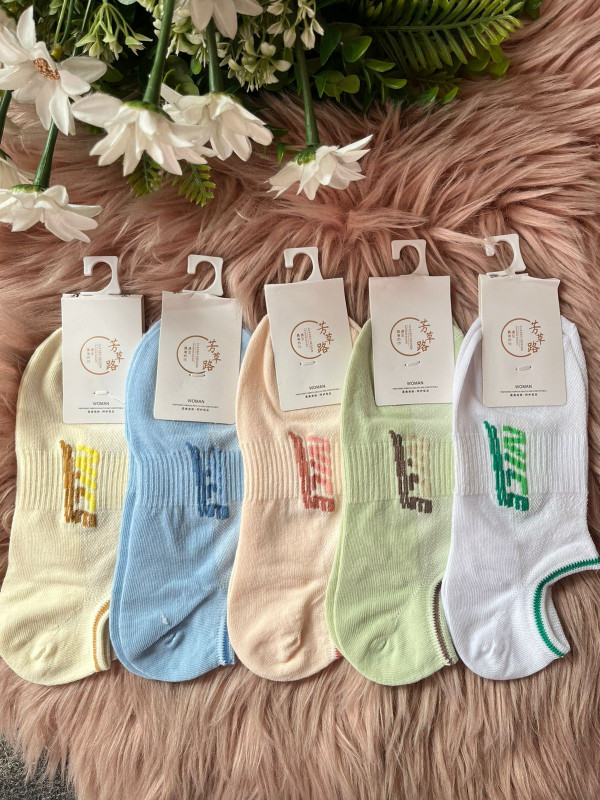 5 pairs Combo Nice Ankle Socks For Women